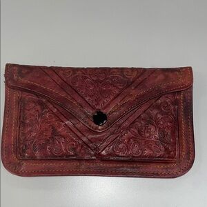 Embossed Leather Wallet
